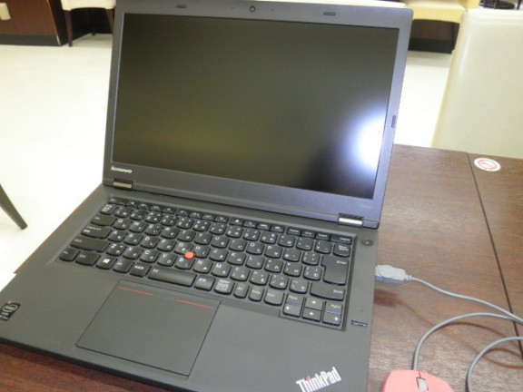 「ThinkPad T440p」正面